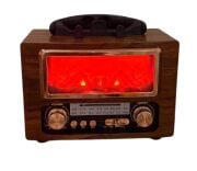 Everton RT-732 Klasik Şömine Görünümlü , Nostalji Bluetooth/USB/Sd/ Radyo Mp3 Player Müzik Kutusu