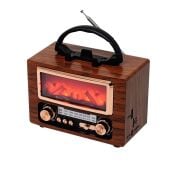 Everton RT-732 Klasik Şömine Görünümlü , Nostalji Bluetooth/USB/Sd/ Radyo Mp3 Player Müzik Kutusu