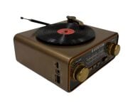Everton RT-604 Plak Tasarımlı ve Görünümlü , Nostalji Bluetooth/USB/Sd/ Radyo Mp3 Player Müzik Kutusu