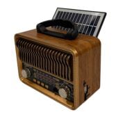 Everton RT-751 Solar Tasarımlı ve  Klasik Görünümlü , Nostalji Bluetooth/USB/Sd/ Radyo Mp3 Player Müzik Kutusu