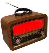 Everton RT-741 Şömine Tasarımlı ve Görünümlü BÜYÜK , Nostalji Bluetooth/USB/Sd/ Radyo Mp3 Player Müzik Kutusu