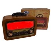 Everton RT-741 Şömine Tasarımlı ve Görünümlü BÜYÜK , Nostalji Bluetooth/USB/Sd/ Radyo Mp3 Player Müzik Kutusu