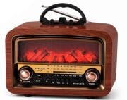 Everton RT-741 Şömine Tasarımlı ve Görünümlü BÜYÜK , Nostalji Bluetooth/USB/Sd/ Radyo Mp3 Player Müzik Kutusu