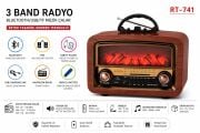 Everton RT-741 Şömine Tasarımlı ve Görünümlü BÜYÜK , Nostalji Bluetooth/USB/Sd/ Radyo Mp3 Player Müzik Kutusu