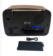 Everton RT-742 Şömine Tasarımlı ve Görünümlü BÜYÜK , Nostalji Bluetooth/USB/Sd/ Radyo Mp3 Player Müzik Kutusu