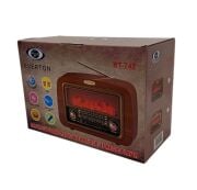 Everton RT-742 Şömine Tasarımlı ve Görünümlü BÜYÜK , Nostalji Bluetooth/USB/Sd/ Radyo Mp3 Player Müzik Kutusu