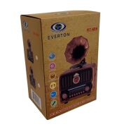 Everton RT-606 Gramafon Tasarımlı ve Görünümlü , Nostalji Bluetooth/USB/Sd/ Radyo Mp3 Player Müzik Kutusu