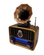 Everton RT-606 Gramafon Tasarımlı ve Görünümlü , Nostalji Bluetooth/USB/Sd/ Radyo Mp3 Player Müzik Kutusu