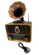 Everton RT-606 Gramafon Tasarımlı ve Görünümlü , Nostalji Bluetooth/USB/Sd/ Radyo Mp3 Player Müzik Kutusu