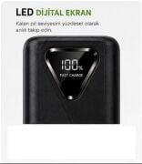 Gk-Y434 50.000 mAh 22.5W PD Hızlı Şarj 4 Port Usb ve Kendinden Kablolu Şarj Göstergeli Led Işıklı Taşınabilir Kamp Lambalı Powerbank