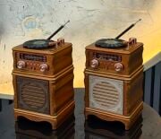 Everton RT-381 Özel Plak Tasarım Klasik Retro Nostalji Bluetooth/USB/Sd/ Radyo Mp3 Player Müzik Kutusu