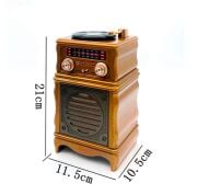 Everton RT-381 Özel Plak Tasarım Klasik Retro Nostalji Bluetooth/USB/Sd/ Radyo Mp3 Player Müzik Kutusu