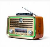 Everton RT-717 Klasik Retro Solar Güneş Enerjili LEDLİ Fenerli Nostalji Bluetooth/USB/Sd/ Radyo Mp3 Player Müzik Kutusu