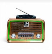 Everton RT-717 Klasik Retro Solar Güneş Enerjili LEDLİ Fenerli Nostalji Bluetooth/USB/Sd/ Radyo Mp3 Player Müzik Kutusu
