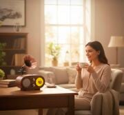 Everton RT-746 Şık Tasarımlı Gramafon Görünümlü Klasik Retro Nostalji Bluetooth/USB/Sd/ Radyo Mp3 Player Müzik Kutusu