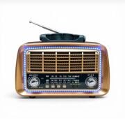 Everton RT-610 Klasik Retro Solar Güneş Enerjili LEDLİ Nostalji Bluetooth/USB/Sd/ Radyo Mp3 Player Müzik Kutusu