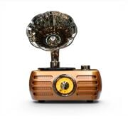 Everton RT-704 Özel Plak Gramafon Tasarımlı Klasik Retro Nostalji Bluetooth/USB/Sd/ Radyo Mp3 Player Müzik Kutusu