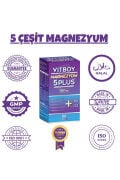 Vitboy Çoklu Magnezyum 5 Plus Complex 60 Tablet 200mg Malat-bisglisinat-sitrat-l-treonat-taurat-b6-d3