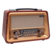 Everton RT-810 Bluetooth, Usb/Sd/Aux/Fm 3 Band Radyo Nostalji Müzik Kutusu Büyük Boy