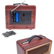 Everton RT-821 Bluetooth, Usb/Sd/Aux/Fm 5 Band Radyo Nostalji Müzik Kutusu Büyük Boy