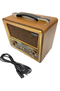 Everton RT-821 Bluetooth, Usb/Sd/Aux/Fm 5 Band Radyo Nostalji Müzik Kutusu Büyük Boy