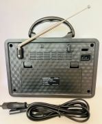 Everton RT-811 Bluetooth Nostalji ,Şarjlı 3 Band Radyo ,usb, sd ,Aux, mp3 Ortaboy Fenerli Müzik Kutusu