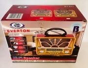 Everton RT-811 Bluetooth Nostalji ,Şarjlı 3 Band Radyo ,usb, sd ,Aux, mp3 Ortaboy Fenerli Müzik Kutusu