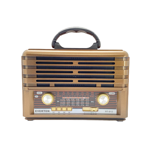 Everton RT-812  Bluetooth, Usb/Sd/Aux/Fm 3 Band Radyo Nostalji Müzik Kutusu