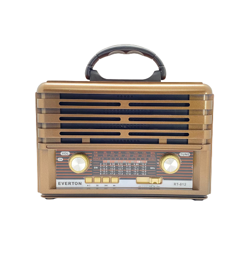 Everton RT-812  Bluetooth, Usb/Sd/Aux/Fm 3 Band Radyo Nostalji Müzik Kutusu