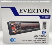 Everton RT-3020 ÇİFT USB\'li USB-SD-FM-AUX- Bluetooth Oto Teyp 4x60 Watt