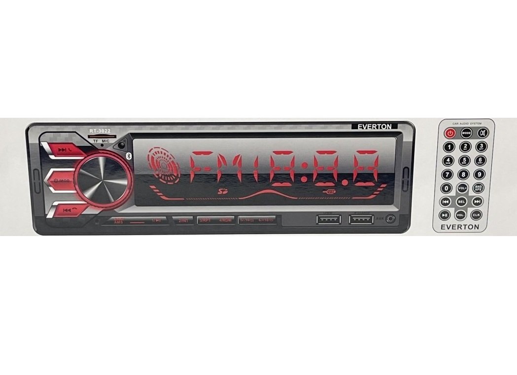 Everton RT-3022 ÇİFT USB\'li USB-SD-FM-AUX- Bluetooth Oto Teyp 4x60 Watt