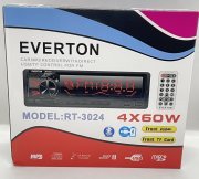 Everton RT-3024 ÇİFT USB\'li USB-SD-FM-AUX- Bluetooth Oto Teyp 4x60 Watt