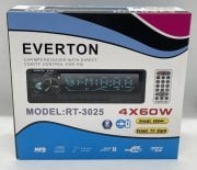 Everton RT-3025 ÇİFT USB\'li USB-SD-FM-AUX- Bluetooth Oto Teyp 4x60 Watt