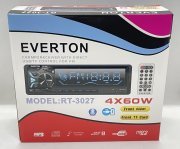Everton RT-3027 ÇİFT USB\'li USB-SD-FM-AUX- Bluetooth Oto Teyp 4x60 Watt