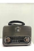 Everton RT-830 Güneş Enerjili Bluetooth, Nostalji , FM/AM/SW 3 Band Radyo ,usb, sd ,Aux mp3 player