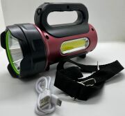 PS-T93 30w Uzun Menzilli Solar Güneş Panelli Powerbank+USB Çıkış S.O.S lu Ultra Güçlü Ledli Şarjlı Fener