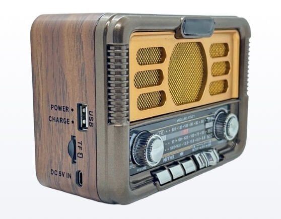 Everton RT-671 Orta Boy Solar Güneş Enerjili Bluetooth, Nostalji , FM/AM/SW 3 Band Radyo ,usb, sd ,Aux mp3 player