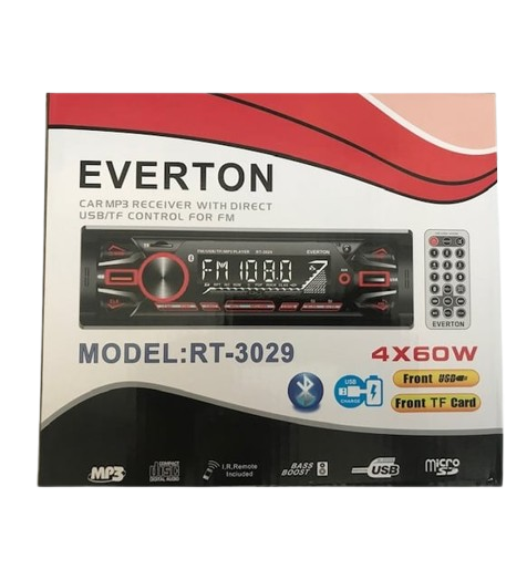 Everton RT-3029 ÇİFT USB\'li USB-SD-FM-AUX- Bluetooth Oto Teyp 4x60 Watt