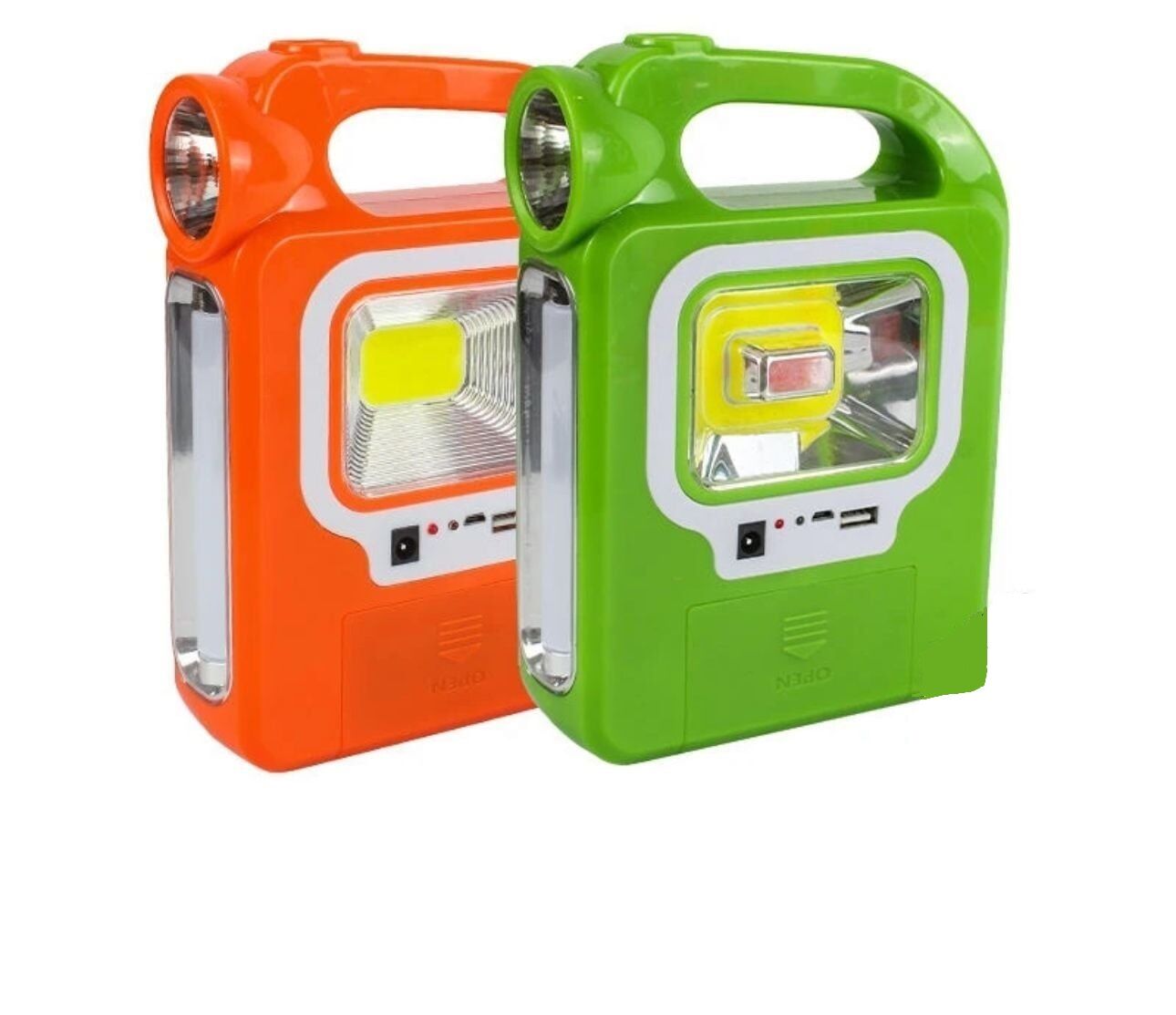 Or-6399 Solar Güneş Panelli Usb Çıkışlı Powerbank Solar El Feneri Işıldak Kamp Lambası