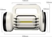 Or-22023 Uzun Menzilli Powerbank Usb Çıkış Ultra Güçlü Ledli Şarjlı Feneri ve Askılı Fanus Gün Işığı