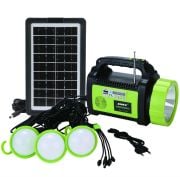 RT-908 Solar Güneş Panelli Powerbank Mp3 Radyo Bluetooth Işıldak El Feneri Aydınlatma