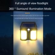 Or-228 Solar Güneş Enerjili Led Bağ Bahçe Aydınlatması Hareket Sensörlü Su Geçirmez Duvar Lambası